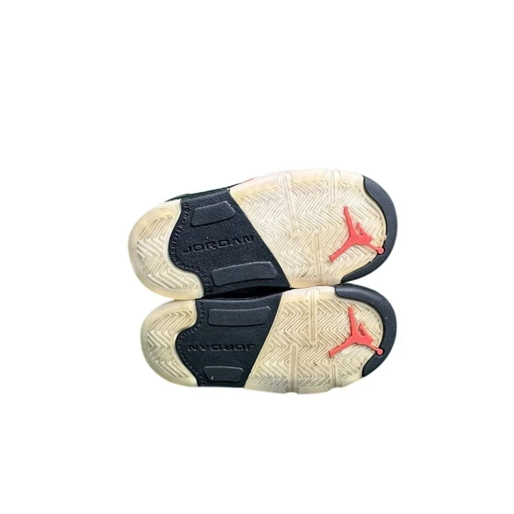 Jordan‎ 5 Retro Fire Red 2020 White Red Black Toddler Shoes 6C 440890-102